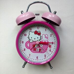 Hello Kitty pink alarm clock